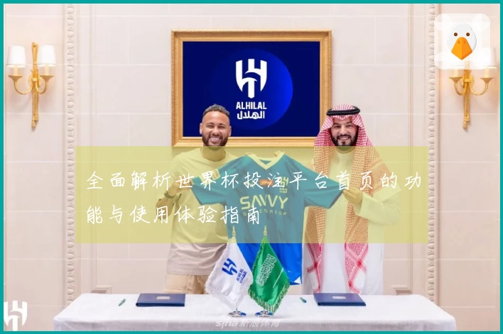 全面解析世界杯投注平台首页的功能与使用体验指南